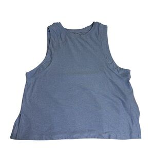 Old Navy Active Cloud 94 Soft Go-Dry Cool Heather Light Blue Tank Top Women's M